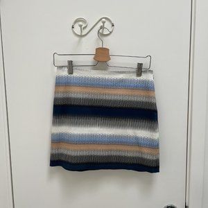 Club Monaco Striped Mini Skirt Size 2